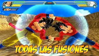 Todas las Fusiones de Dragon Ball Z: Budokai Tenkaichi 3 | ISO Fusiones V1 | Rowat19