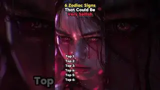 6 Zodiac Signs that could be very selfish #zodiacsignsexplained #zodiacwhisperer #zodiactraits