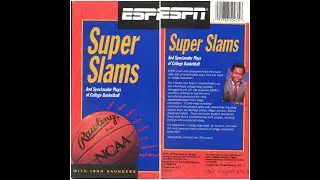 ESPN Super Slams & Spectacular Plays of College Basketball with John Saunders - VHS tape 1991