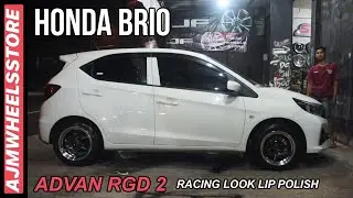 MODIFIKASI HONDA BRIO VELG ADVAN RGD2 // AJMWHEELSSTORE