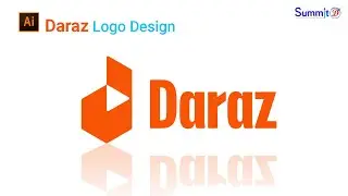 How to design DARAZ logo in Adobe Illustrator | Summit Design | Brand Logo