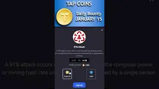 TAP Coins Daily Combo Bounty, January 15, TapCoin Today