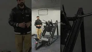 LEG PRESS HACK SQUAT One machine double power combo.Build massive legs with smooth strength #sports