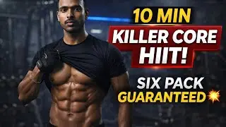 10 Min Killer Core HIIT 💥 Six Pack Guaranteed | No Equipment