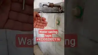 water saving taps for mosques. save water upto 75% For more details www.ausolutions.pk #construction