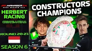 CONSTRUCTORS CHAMPIONSHIP IS IN THE BAG | Season 6 | F1 Manager 24 CREATE A TEAM | 2025 SEASON DLC