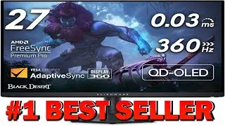 Alienware AW2725DF OLED Gaming Monitor 26.7 inch Quantom Dot WQHD (2560x1440) 360Hz 0.0 - B0CZSGWLD5