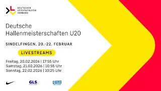 Livestream DM Halle U20 - Freitag