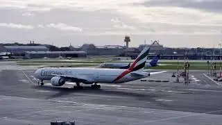 Hamburg Airport 23 Oct 2021 (Emirates 777, Condor 757, Pegasus A320neo)