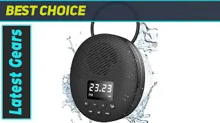 reviewAGPTEK Shower Radio Speaker Review: Waterproof Bluetooth 5.0 with FM Tuner