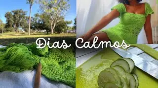 fim de semana tranquilo trabalhando com o que amo - Descanso, croch&ecirc; |vlog croch&ecirc;