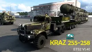 KRAZ 255-258 ETS2 v1.40.x | Euro Truck Simulator 2 Mods