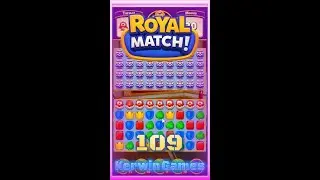 Royal Match Level 109 - Super Hard Level - No Boosters