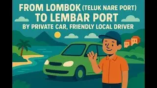 Lombok Private Car Transfer: Teluk Nare Port to Lembar Port with Friendly Local Driver