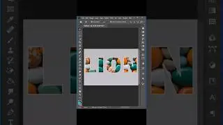 How to add Image to Text in Photoshop  #photoshop #photoshoptutorial
