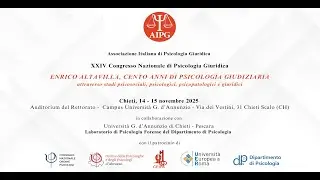 XXIV Congresso Nazionale di Psicologia Giuridica - Saluti delle Istituzioni