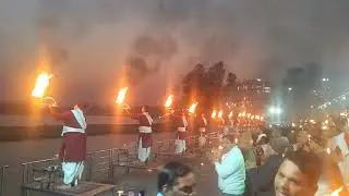 Rishikesh 🪔Sangam 🎎bahut 💞Naseeb🚩 Kismat 🙏Walon Ko dekhna chahie man Ganga Ki Aarti