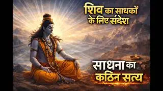 शिव का साधकों के लिए संदेश | साधना का कठिन सत्य | Shiv Message for Sadhak