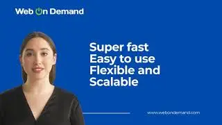Web on Demand  - Truly codeless web development platform built for the E-commerce era