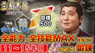 ゆっくりと劉禅は引き籠って鍛錬する | 11～15年目【三國志8 REMAKE】