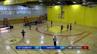RSEQ Basketball feminin 🏀  Ch.-St-Lambert @ Vanier [2026-01-23]