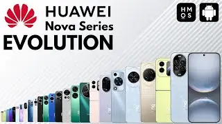 Evolution of Huawei nova series