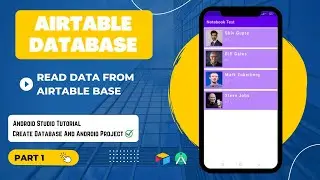 Airtable Database In Android Studio App Part 1 || Hindi Tutorial || Free Database || SH Developers