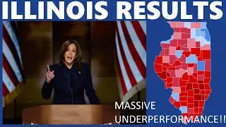 2024 ILLINOIS RESULTS | Kamala Harris underperforms MASSIVELY in DEEP BLUE STATE! Swing State?