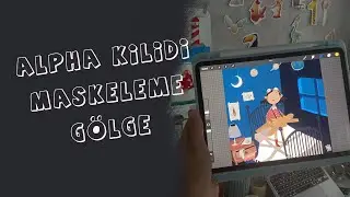 PROCREATE ALPHA KİLİDİ, MASKELEME VE G&Ouml;LGE NASIL YAPILIR?