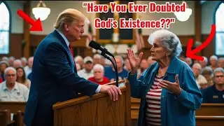 A Widowed Veteran Asks Trump About God  -  His Response Brought The Whole Congregation To Tears!