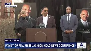 LIVE: Family of Rev. Jesse Jackson hold news conference in Chicago