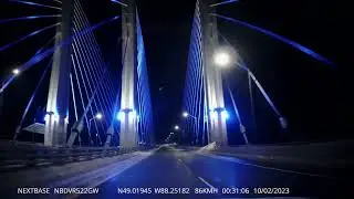 0001.1 - Thunder Bay to Geraldton Ontario (Night Drive Feb 09, 2023 - 300km) - TIMELAPSE