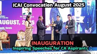 ICAI Convocation August 2025 ,Kerala 🎓🎓🎓 #inauguration #ernakulam #kochi