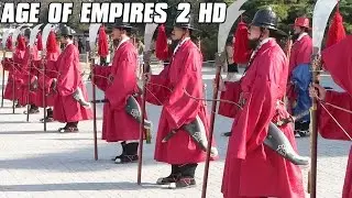 Age of Empires 2 HD Multiplayer Gameplay - Korean Supremacy 8 Player Free For All