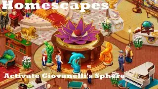 Homescapes Movies #1 HD after level 5288 - Activate Giovanelli's Sphere | area restored | collection