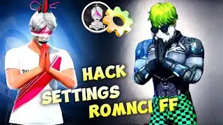ROMNCI FF 🐰 FULL CUSTOM HUD ⚙️ |  Auto Headshot Sensitivity Settings 2024 |sensitivitas @romNcii