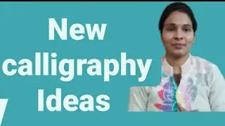 NEW AND EASY CALLIGRAPHY TRICKS/Handwriting tutorial by normal pen pencil/princess letters