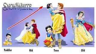 Disney Princess Growing Up Full - Jasmine, Snow White, Rapunzel | Fashion Wow