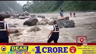 Successful Rescue Operation by Singtam Fire Station at Ranikhola Singtam