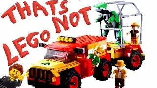 LEGO CLONE Wilko Blox, Dino Rescue Set Build