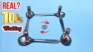 💯% Working Model Project Ideas 💡 Magic 🪄 Tricks, Spoon 🥄 With Coin 🪙 #experiment #diy #scifi 