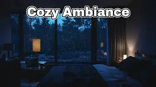 Gentle Piano and Rain Sounds for Deep Sleep & Stress Relief | Peaceful Night Ambience