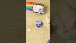 🌈Nyan cat makes Cat Nap Nyan!!!🐷 #nyancat #catnap #clay