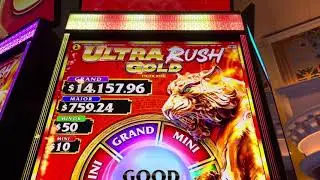 Ultra Rush Gold slot machine FREE SPIN BONUS