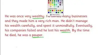 B3RW Unit 2 - Vocabulary Skill - Use of context to understand words
