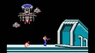 Contra (NES) - Full Walkthrough (No Death, No Power Ups)