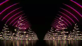 Christmas Alley Background VJ Loops in 4K | Abstract Neon #christmas #vjloops #halloween #neon #vfx