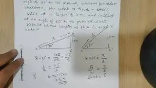 Height And Distance Problems , Trigonometry (Class 10)