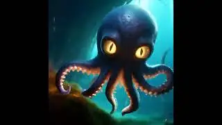 Берлога кракена #creatures #creatureart #creature #magicforest #kraken #underwater #осьминог #вморе
