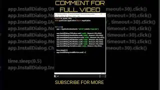 Python script to automate software installation 